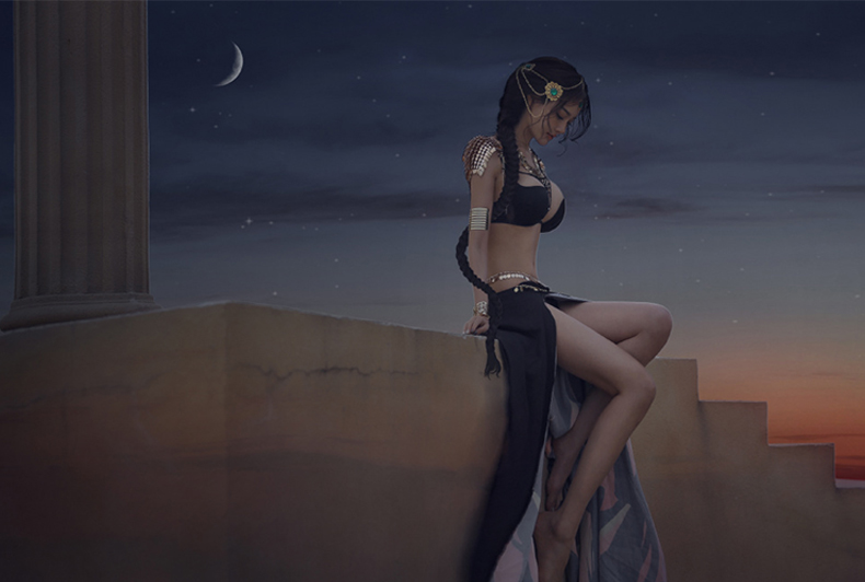 YY人气美女主播芮甜甜性感生活写真照片第9张