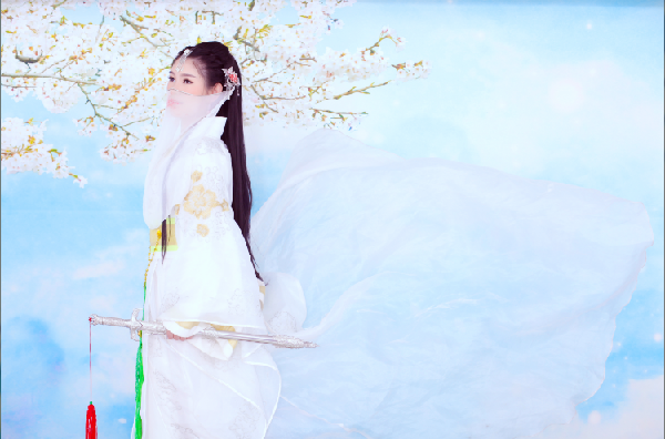 古风也诱人？别无所求只想舔屏！yy美女主播薇薇安写真第3张