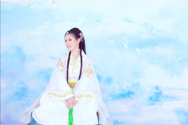 古风也诱人？别无所求只想舔屏！yy美女主播薇薇安写真第4张