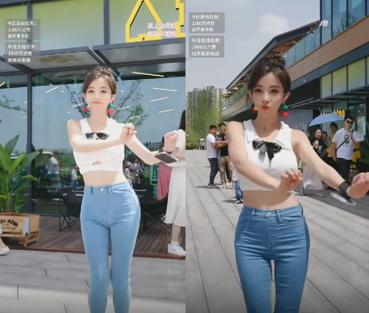 日本美女穿c字裤跳电竞舞_穿裤丝袜跳广场舞_