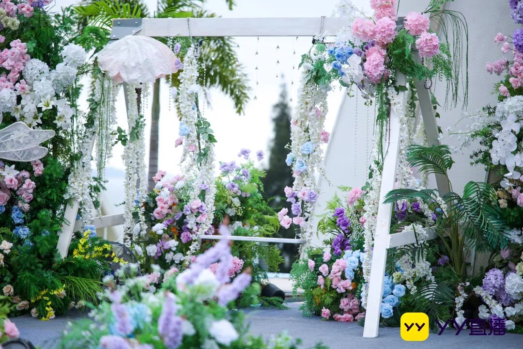 花海取代红毯，YY春季头条答谢会落幕，雨中“花神秀”惊艳全场(图3)