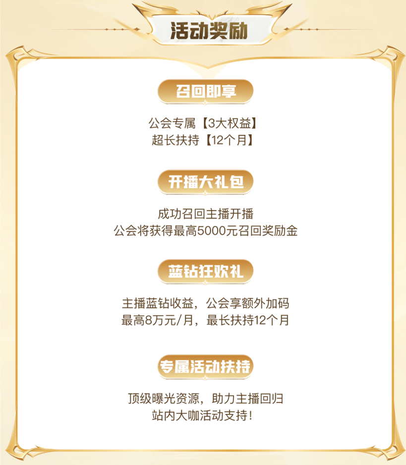 最高8万/月,连拿12个月!YY主播召回计划升级,公会扶持再加码!(图6)